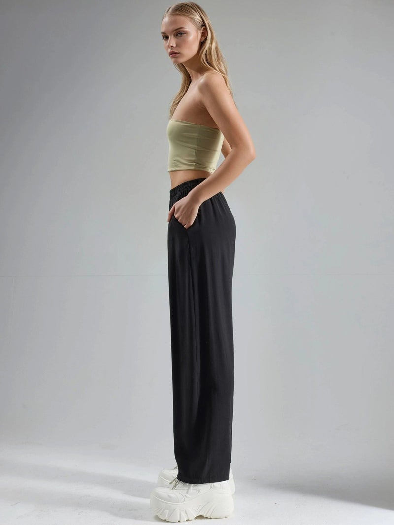 BUSEM Wide Leg Pleated Pants - Image 4
